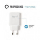 IGGUAL Adaptador Corriente Tipo C 20W Blanco IGG318164
