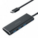 Hub NILOX Usb-c a 3XUSB-3.0 1XUSB-C