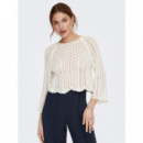 Jersey de Punto Calado Nola Life Manga 3/4 de ONLY