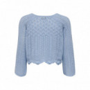 Jersey de Punto Calado Nola Life Manga 3/4 de ONLY