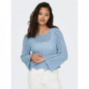 Jersey de Punto Calado Nola Life Manga 3/4 de ONLY