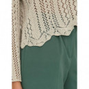 Jersey de Punto Calado Nola Life Manga 3/4 de ONLY