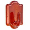 Percha Mediano Plastico con Display Ceramico Marron