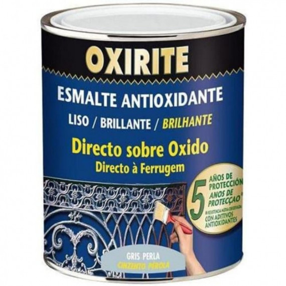 Pintura Xylazel Metal Oxirite Liso Brillante Marron 4LTRS
