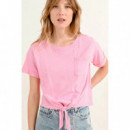Camisetas Mujer Camiseta MOLLY BRACKEN Nudo Pink