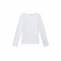 Camisetas Mujer Camiseta LA PETITE ÉTOILE Rosila Ecru