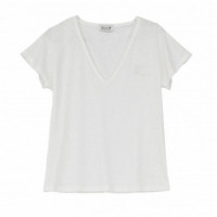 Camisetas Mujer Camiseta MOLLY BRACKEN de Cuello Pico