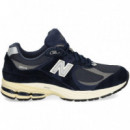 Deportivo Malla+ante Azul+gris  NEW BALANCE