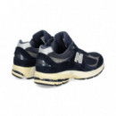 Deportivo Malla+ante Azul+gris  NEW BALANCE