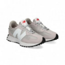 Dep.malla+ante Beige+blanco  NEW BALANCE