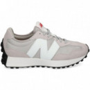 Dep.malla+ante Beige+blanco  NEW BALANCE
