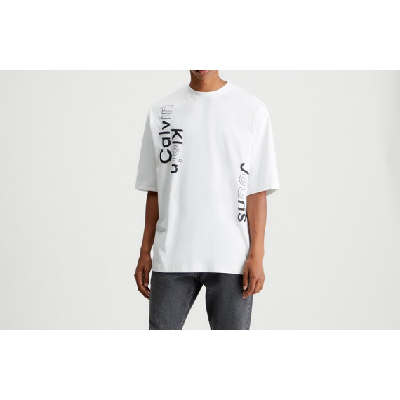 Camiseta CALVIN KLEIN Blocking Blanca
