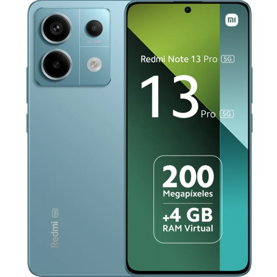 Teléfono Móvil XIAOMI Redmi Note 13 Pro 5G 8RAM 256GB Ocean Teal