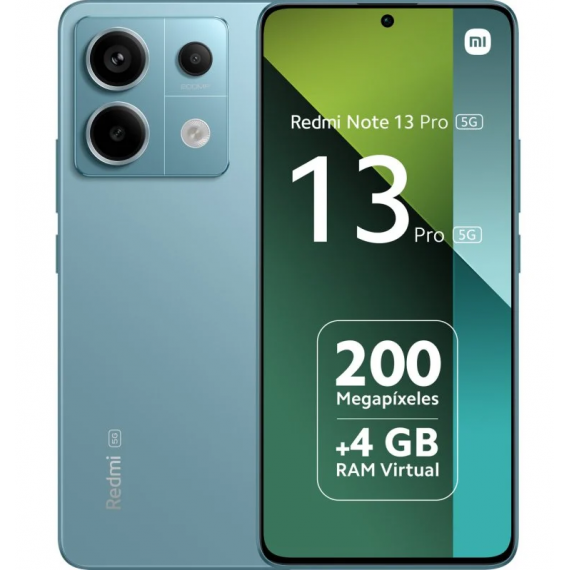 Teléfono Móvil XIAOMI Redmi Note 13 Pro 5G 12RAM 512GB Ocean Teal