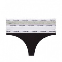 Pack 3 Tanga 000QD5209E  CALVIN KLEIN - Guanxe Atlantic Marketplace