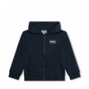 CHAQUETA CON CAPUCHA MARINO KIDS