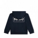 CHAQUETA CON CAPUCHA MARINO KIDS