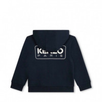 CHAQUETA CON CAPUCHA MARINO KIDS