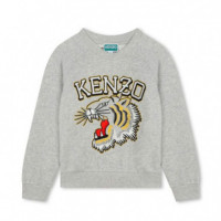 SUDADERA GRIS CHINA KIDS