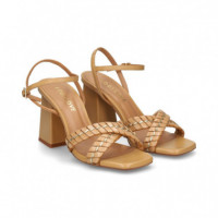 Sandalia Cruzada Cortes Camel  LODI - Guanxe Atlantic Marketplace