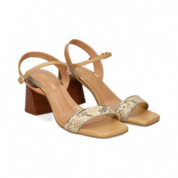 Sandalia Reptil Beige  LODI - Guanxe Atlantic Marketplace
