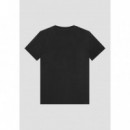 Camiseta Slim Fit de Punto de Algodón con Logotipo Estampado de ANTONY MORATO