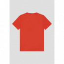 Camiseta Slim Fit de Punto de Algodón con Logotipo Estampado de ANTONY MORATO