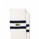 Bipack Calcetines Blanco/azul  LACOSTE