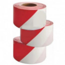 Cinta Señalizacion Roja Blanca 10MM 200 Metros