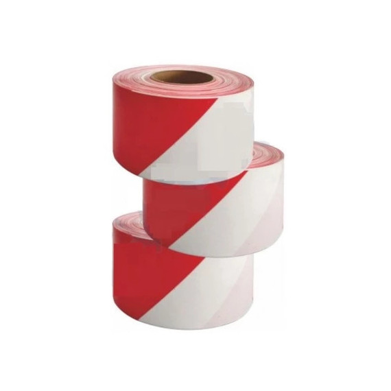 Cinta Señalizacion Roja Blanca 10MM 200 Metros