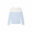 Jerséis y Sudaderas Jersey LA PETITE ÉTOILE Camilia Ecru Ciel