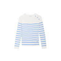 Jerséis y Sudaderas Jersey LA PETITE ÉTOILE Camilia Ecru Ciel