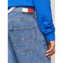 Pantalones Pantalón TOMMY JEANS Vaquero Corto de Corte Dad
