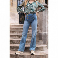 Vaqueros Mujer Vaqueros LA PETITE ÉTOILE Paula Stone