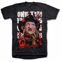 Camiseta LEG3ND Krueger Negro Vintage