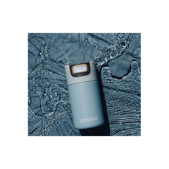 KAMBUKKA Termo Etna 300ML Azul Breezy 5H CALIENTE/11H Frio con Bloqueo
