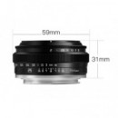 Objetivo TTARTISAN 25MM F2 para Nikon Z