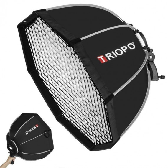 Softbox Triopo KS90 90cm parabólica de apertura rápida Bowens