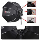Softbox Triopo KS90 90cm parabólica de apertura rápida Bowens