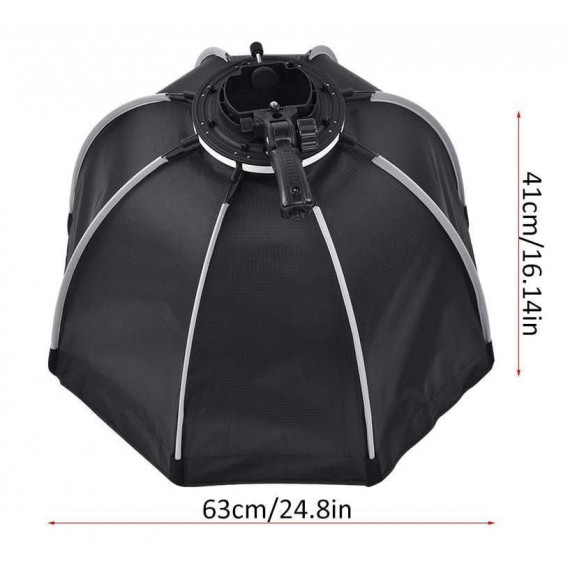 Softbox Triopo KS65 65cm parabólica de apertura rápida Bowens
