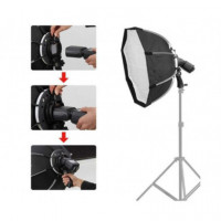 Softbox Triopo KS65 65cm parabólica de apertura rápida Bowens