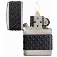 ZIPPO Mechero Cab Brushed Chrome Zip Guard