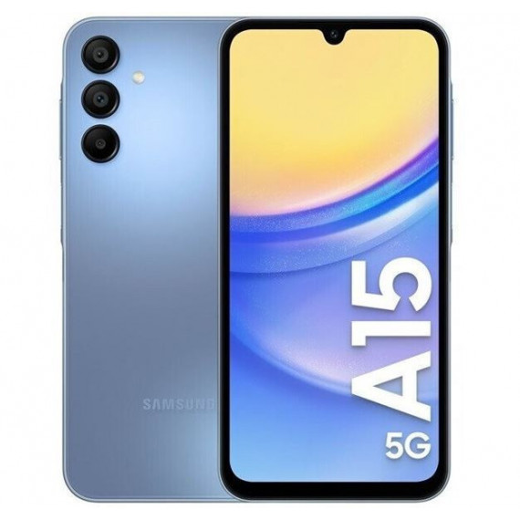 Teléfono Móvil SAMSUNG Galaxy A15 5G 4RAM 128GB Azul (versión Europea)