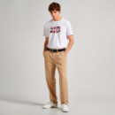Camiseta Fit Regular Logo Union Jack  PEPE JEANS