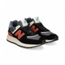 Deportivo Multi Teja+negro  NEW BALANCE