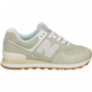 Deportivo Ante+nylon Verde+beige  NEW BALANCE