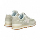 Deportivo Ante+nylon Verde+beige  NEW BALANCE