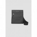 Bolso Bandolera Piel Sintética con Efecto de Grano de Palma ANTONY MORATO