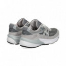 Deprtivo Ante+malla Gris  NEW BALANCE