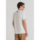 Camiseta Regular Fit 100 % de Algodón con Estampado Space Invaders de ANTONY MORATO